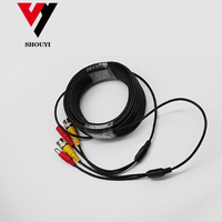 Cable BNC DC para cámara, cable conectado, alimentación de vídeo integrada, 3,3mm de diámetro, 5M