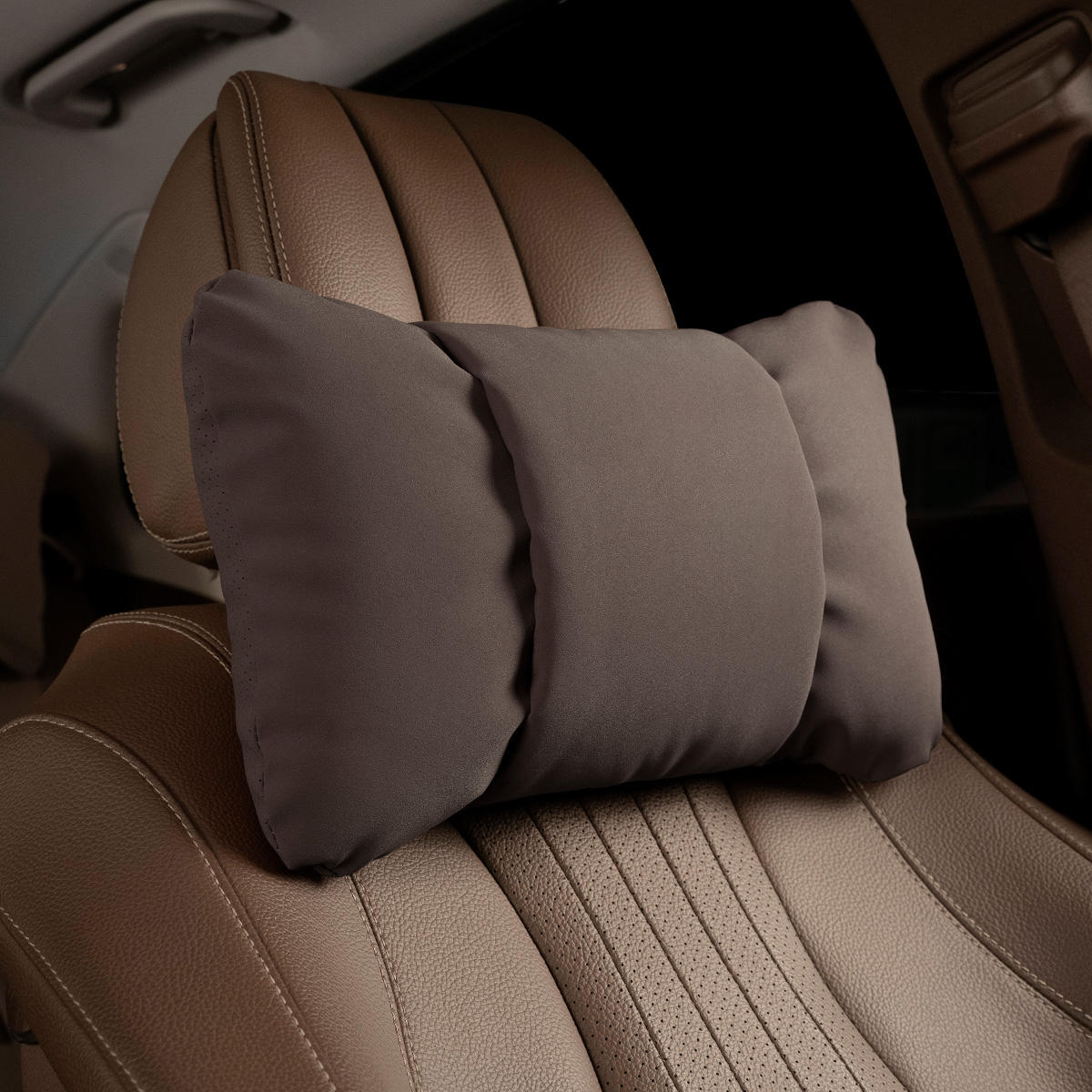 Appui-tête marron moka