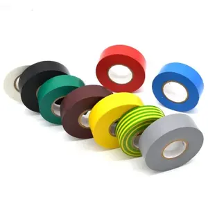 PAC KING Log Jumbo Roll Fita Isolante Insulating Colorful Pvc Electrical Insulation Tape