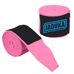 Professional <b>Pink</b> Cotton Manufactures Boxing Hand <b>Wraps</b> For Sale Custom Logo Low Price Fitness Easy Boxing Hand <b>Wraps</b> - Product Image 1