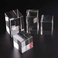Bloque de Cristal Transparente Redondo YearsCrystal, Bloque de Cristal Grabado con Láser, Brillante, Coleccionable, Regalos Promocionales