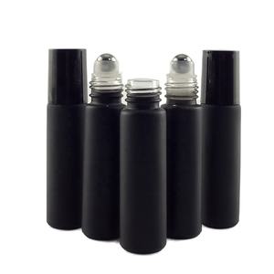 Bottiglia di olio di essenza di palla nera di nuovo design fantasia di migliore qualità all'ingrosso 15ml di copertura in vetro scuro per contagocce - Product Image 2