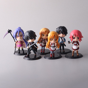 Figurines de dessins animés, jouets, <span class=keywords><strong>Kirigaya</strong></span> <span class=keywords><strong>Kazuto</strong></span>, Yuuki Asuna, ensemble de figurines, Sword Art Online, figurines d'action d'anime - Product Image 2