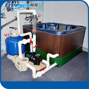 Système de filtration de piscine en fibre de verre Freesea Sand Filter FT-900 pour piscines enterrées avec média sable de quartz - Product Image 4
