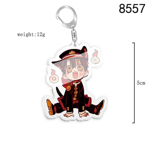 Llavero de anime Toilet Bound, llavero acrílico de dibujos animados de <span class=keywords><strong>Hanako</strong></span> <span class=keywords><strong>Kun</strong></span>, Yashiro Nene, Minamoto Kou, decoración para bolsos, regalos al por mayor - Product Image 4