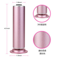 Râpe électrique professionnelle rechargeable en alliage pour pieds, style tendance, éliminateur de callosités dures