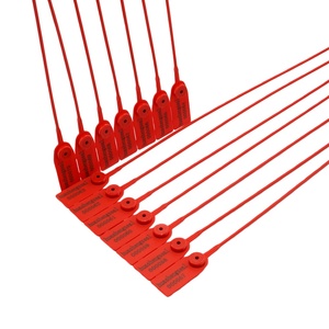 Пластиковая пломба-замок HS-PS 6010 с индивидуальным логотипом, одноразовая самозапирающаяся, для экспресс-доставки и почтовых отправлений - Product Image 4