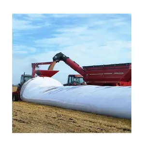 Bolsas de Embalaje pesado agrícola Bolsa de grano Tiras naranjas Bolsas de grava de arena de silo para ensilado de silo