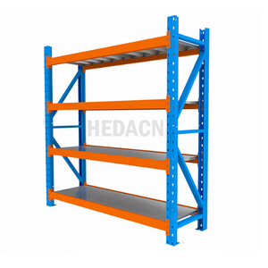 מדפי ערימת אחסון פלדה תעשייתית מדפי מתכת מדפי מוסך מחסן - Product Image 1