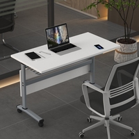 Tables de formation pliantes modernes, mobiles, réglables et empilables pour bureaux, avec assemblage facile