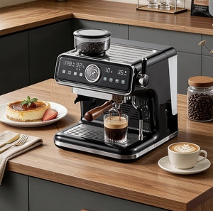 Commercial Italian Semi-<b>Automatic</b> <b>Coffee</b> <b>Machine</b> Thermal Insulation Home Use Bean Grinding All-in-One Italian Semi-<b>automatic</b> Cof - Product Image 1