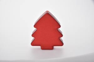 Factory Direct <b>Christmas</b> <b>Tree</b> Storage Organizer Tin Metal Shiny Sequin <b>Box</b> with Offset Printing New Year's Sale - Product Image 2