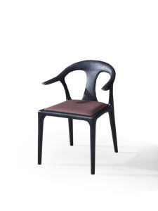 LU Haute Qualité Vente à Chaud Meubles d'intérieur Chaise en Bois et Cuir Chaise de Salle à Manger en Bois Massif - Product Image 3