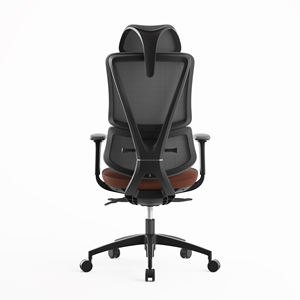 تصميم جديد 2024 مع جودة ممتازة 4d قابل للتعديل مع مسند للذراع أسود تنفيذي مكتب كرسي ظهر عالي شبكة مكتب كرسي كبير - Product Image 4