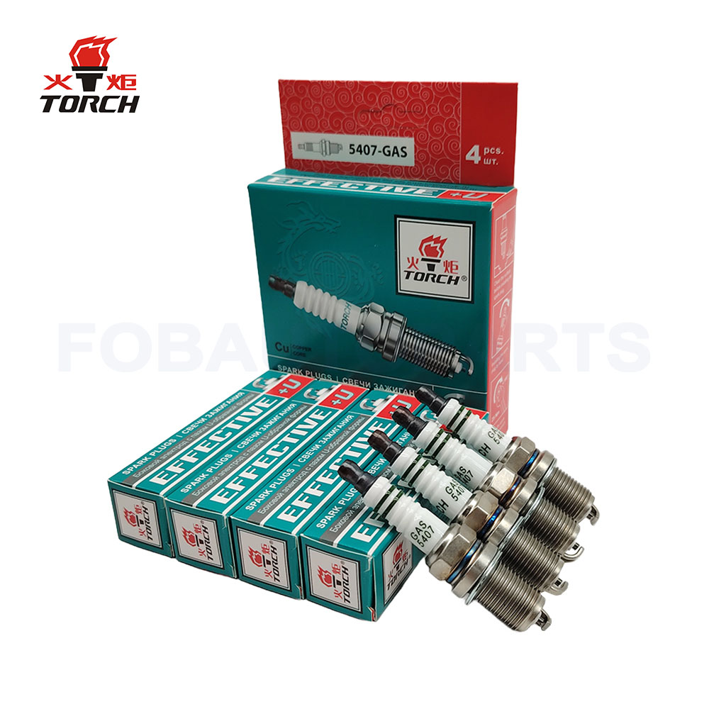 TORCH Iridium Spark Plug 5407 Gas/Gas Compatible for Toyota for Nissan Changan Voleex C0 BYD F3 CHERY Arrizo 3/5 for Changan Van