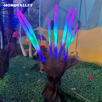 Lumières LED Momovalley DreamGlow, série de fleurs de corail en cristal, lumières de jardin pour décorations de Noël écologiques