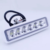 Projecteur LED marin 12V CC pour pont/baie de bateau, barre lumineuse en aluminium de 6,3 pouces, projecteur LED pour bateau