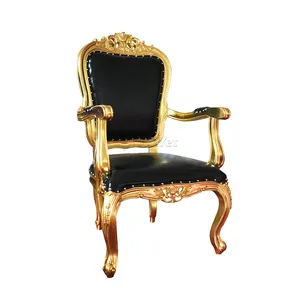 Wholesale Hand Carved Classical French Style Wooden Dining Chair