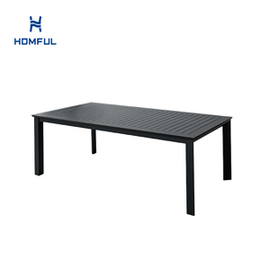 Homful vườn nhôm bướm lật và kéo bảng ngoài trời Patio mở rộng bàn ăn - Product Image 2