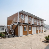 Maison conteneur pliable de 20 pieds, structure en acier galvanisé, utilisable comme bureau et résidence