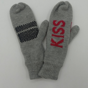 Mitaines unisexes en tricot doublées de <span class=keywords><strong>polaire</strong></span> à doigts complets pour la protection contre le froid en extérieur en automne/hiver - Product Image 4