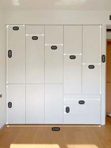 Modern <b>Wardrobe</b> Bedroom Furniture <b>Wardrobe</b> Custom Armoire Luxury Wood <b>Storage</b> Armoire for Clothes - Product Image 4