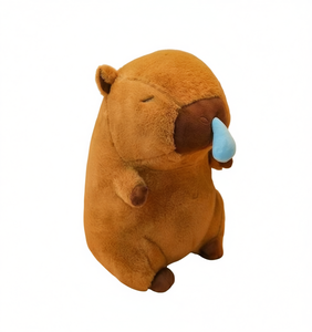 Simpatico peluche di capibara marrone da 45 cm, morbido animale di peluche per bambini, regalo unisex - Product Image 1