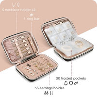 EVA-Etui Schmuck-Reiseorganizer Transparenter Schmuckaufbewahrungsbuch-Ringbinder Uhrenband-Halter