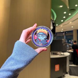 Aimant de réfrigérateur 3D en acrylique, motif Ninja Anime, art créatif, animation, vente en gros - Product Image 1