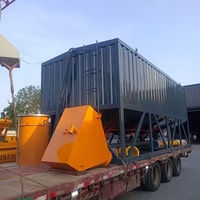 Silos per Cemento a Doppio Strato, Silo Orizzontale per Cemento ad Alta Capacità da 150 Tonnellate, Serbatoi per Cemento Mobili Personalizzati in Container