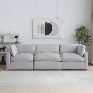 Canapé modulable 3 places blanc <span class=keywords><strong>gris</strong></span> <span class=keywords><strong>gris</strong></span> <span class=keywords><strong>bleu</strong></span> marine personnaliser producteur usine sur commande - Product Image 2