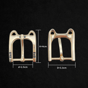 Venta al por mayor nuevo accesorio de cintura 25mm Aleación de los hombres hebilla de cinturón de un solo pin Metal lindo cabeza de gato aguja de cinturón de las mujeres para el bolso - Product Image 2