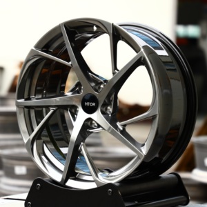 Jantes forgées sur mesure HTOR 19x8.5 19x9.5 5x114.3 gris anthracite à rayons rotatifs pour ADX Integra TLX <span class=keywords><strong>MDX</strong></span> Civic Accord Prelude - Product Image 2