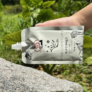 Bolsa con Boquilla Personalizada, Hermética y Reutilizable, de Grado Alimenticio, con Impresión por Grabado, para Envasado Seguro de Bebidas Líquidas, como Agua Mineral - Product Image 3