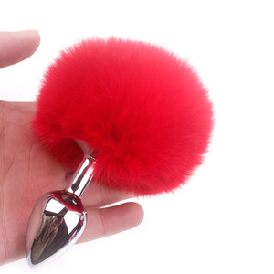 Coloré petite taille métal lapin queue <span class=keywords><strong>Anal</strong></span> <span class=keywords><strong>Plug</strong></span> en acier inoxydable lapin queue godemichet <span class=keywords><strong>Anal</strong></span> <span class=keywords><strong>Anal</strong></span> adulte produits de sexe - Product Image 2