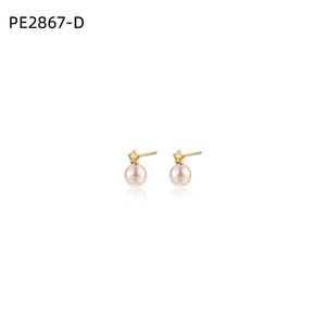 Fashion Earrings with Pearl Stud PE2867 for Women High Quality Jewelry - Product Image 2