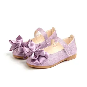 Shinny Kinder Party Prinzessin Blumen schuhe Ballerinas Schuhe für Kind