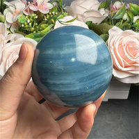 Vente en gros de cristal de pierre précieuse de quartz de guérison poli Sphère d'oeil de tigre en pierre mélangée pour la décoration