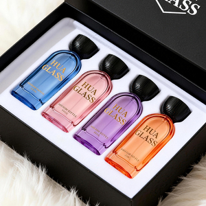 Flacone di Profumo Vuoto Quadrato Trasparente di Lusso Personalizzato da 30ml 50ml 100ml con Pompa Spray <span class=keywords><strong>e</strong></span> Tappo in Legno, Confezione Regalo - Il Più Venduto - Product Image 6