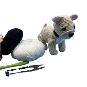 Usine personnalisé fils de coton au crochet chien Amigurumi animaux poupées Crochet bouledogue - Product Image 6
