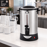 Chauffe-eau électrique commercial 25L en acier inoxydable, distributeur d'eau chaude pour hôtel, cantine