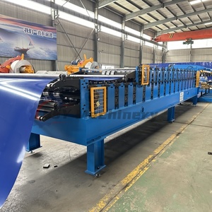 금속 루핑 IBR 강판 벽 패널 장착 기어 베어링 모터 펌프 코어 제조용 이중층 롤 성형기 - Product Image 4