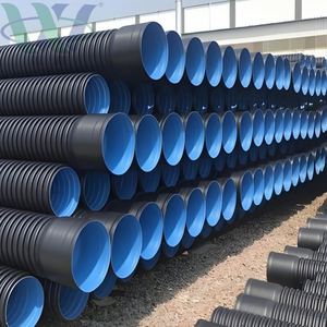 DN110-800 Polyethylene (<span class=keywords><strong>HDPE</strong></span>) 100mm 110mm 225mm <span class=keywords><strong>HDPE</strong></span> đôi tường sóng ống thoát nước 6 8 10 16 24 30 36 inch linh hoạt - Product Image 6