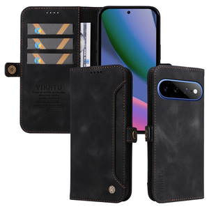 Étui <span class=keywords><strong>portefeuille</strong></span> rétro en cuir RFID pour <span class=keywords><strong>Google</strong></span> <span class=keywords><strong>Pixel</strong></span> 10A/11 Pro XL, pour Galaxy S26/A27 avec support et porte-cartes - Product Image 6
