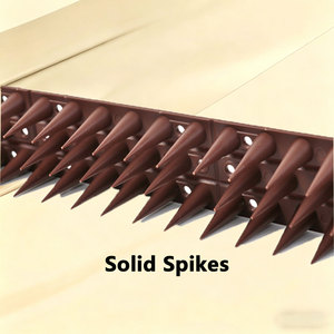 MeiZhongKai Brown Plastic Bird <strong>Spikes</strong>, Anti Pigeon/<strong>Cat</strong>/Animal Deterrent <strong>Spikes</strong> for Roof Fence Balcony - Product Image 3