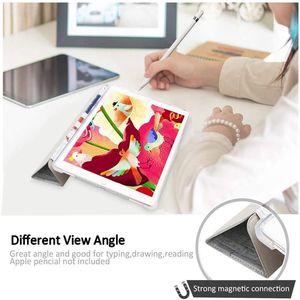 Ốp Lưng Máy Tính Bảng Bảo Vệ Toàn Diện 12.9 Inch Ốp Lưng Folio Đế Màu Hồng Hoa Văn Đá Cẩm Thạch Vỏ Thông Minh Cho <span class=keywords><strong>iPad</strong></span> Mới 2021 - Product Image 6