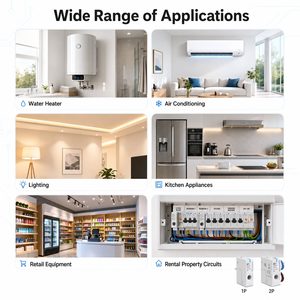 Modulo di monitoraggio energetico a doppio filo CT per trasferimento di corrente, accessorio per contatore energetico intelligente WiFi, per MCB tradizionale Chayo - Product Image 6