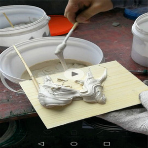 Colle de construction à base de résine adhésive époxy AB suspendue à sec à deux composants pour pierre AB et mur sec - Product Image 3