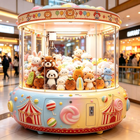 Vente en gros de jouets en peluche pour machine à griffes, 8 pouces, en coton PP, super doux, mignons et amusants, assortiment économique