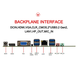 Zeroone OEM 11th Mini ITX placa base todo en uno <span class=keywords><strong>I5</strong></span> <span class=keywords><strong>1135G7</strong></span> <span class=keywords><strong>e</strong></span> I7 11390H 2x DDR4 Industrial 4 USB 3,2 Intel Chipset para escritorio - Product Image 4